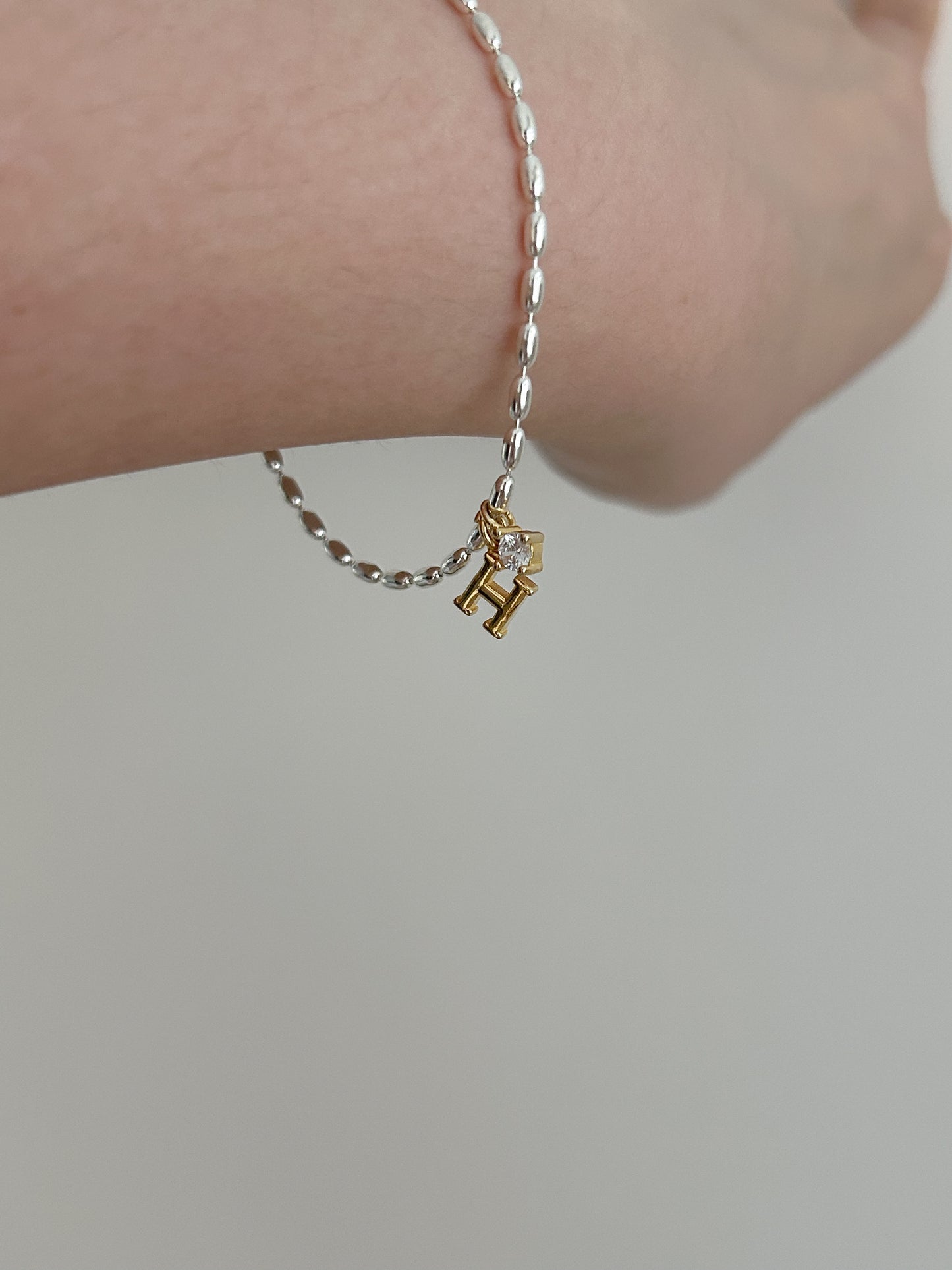 Alphabet Bracelet With Zircon