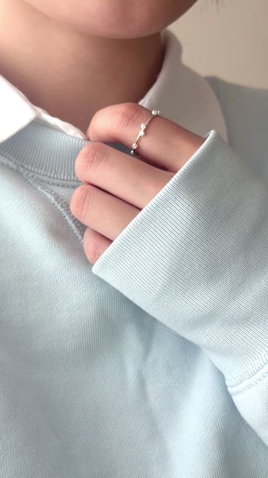 Stardust Petal Ring